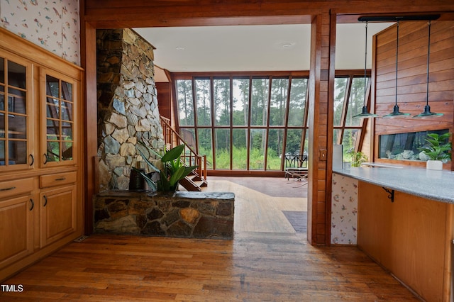 1310 Martin Luther King Pkwy, Durham, NC 27707 - doorway with hardwood / wood-style floors