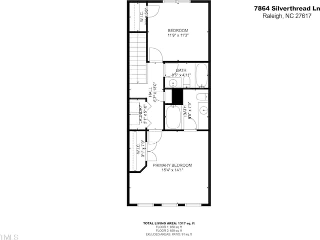 7864 Silverthread Ln, Raleigh, NC 27617 - photo 33