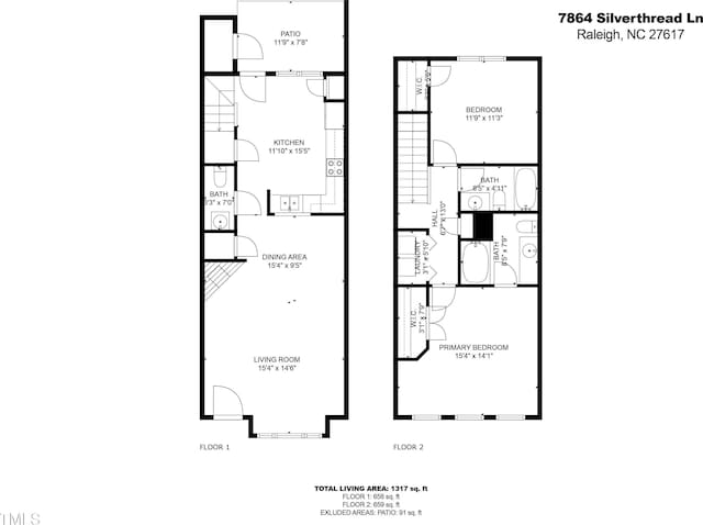 7864 Silverthread Ln, Raleigh, NC 27617 - photo 35