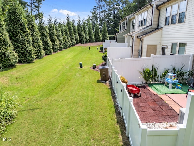 3801 Windsnap Dr, Wake Forest, NC 27587 - view of yard featuring a patio area