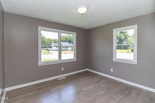 204 Mercer Ct, Goldsboro, NC 27530 - empty room featuring healthy amount of natural light, wood finished floors, and a textured ceiling