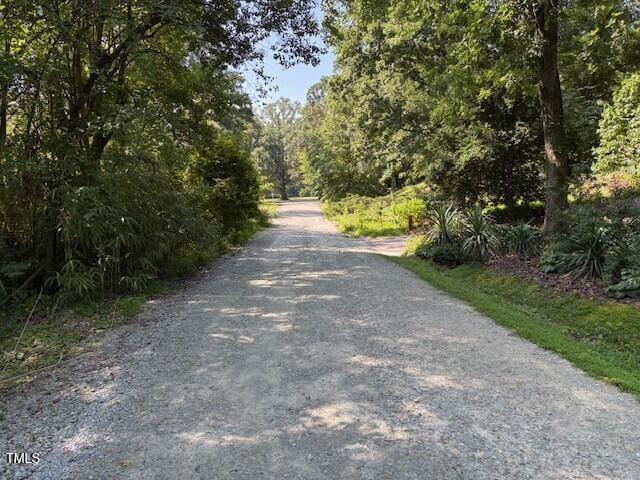 1414 Vickers Ave, Durham, NC 27707 - view of dirt / gravel road with a view of trees