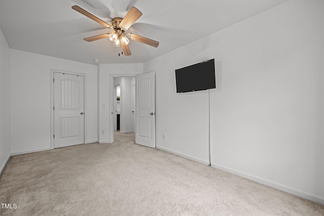2700 Benevolence Dr, Raleigh, NC 27610 - unfurnished bedroom featuring carpet and a ceiling fan