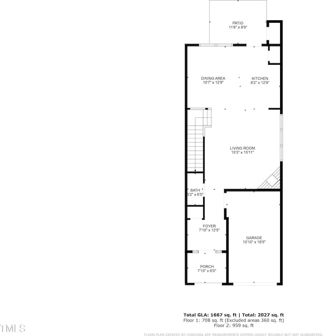 2700 Benevolence Dr, Raleigh, NC 27610 - view of property floor plan