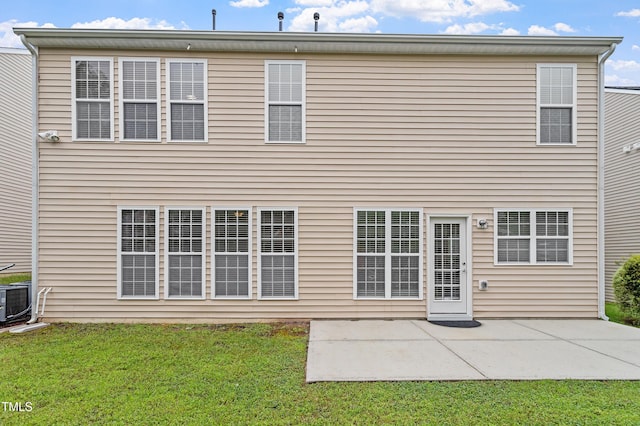 212 Oswego Ct, Morrisville, NC 27560 - rear view of house with a yard and a patio area