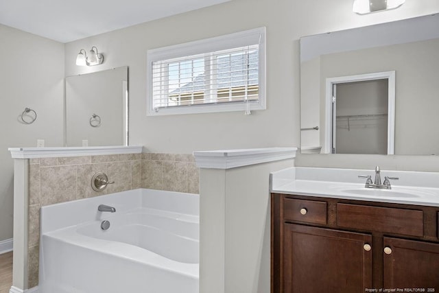 45 Commodore Ct, Cameron, NC 28326 - full bathroom featuring a garden tub and vanity