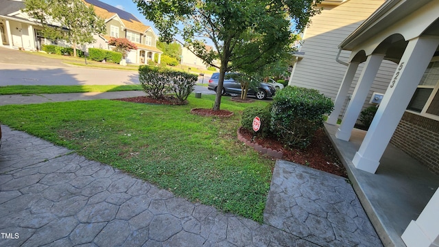 523 Front Ridge Dr, Cary, NC 27519 - view of green lawn with a residential view