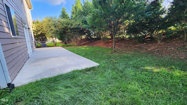523 Front Ridge Dr, Cary, NC 27519 - view of grassy yard featuring a patio area