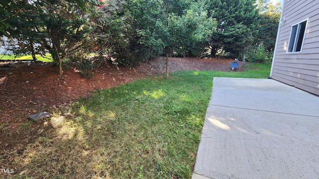 523 Front Ridge Dr, Cary, NC 27519 - view of green lawn with a patio area