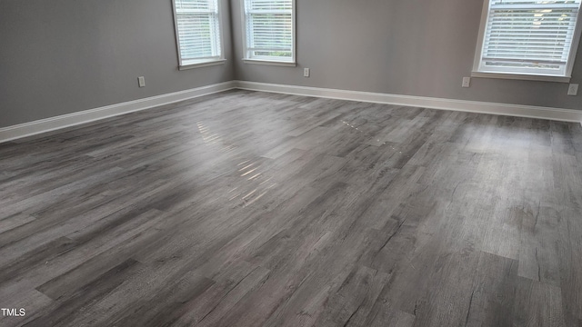 523 Front Ridge Dr, Cary, NC 27519 - unfurnished room with dark wood finished floors and baseboards