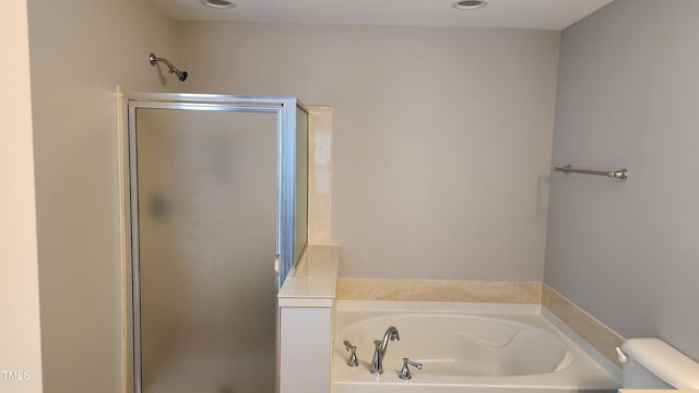 523 Front Ridge Dr, Cary, NC 27519 - full bath with a stall shower and a bath