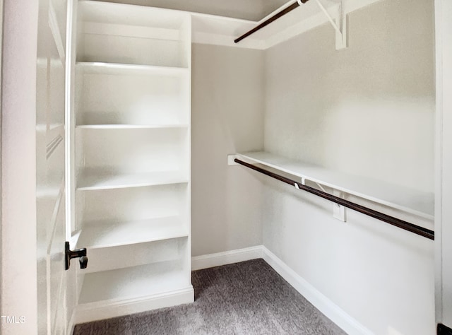 3575 Bragg Valley Ln, Wake Forest, NC 27587 - spacious closet featuring dark carpet
