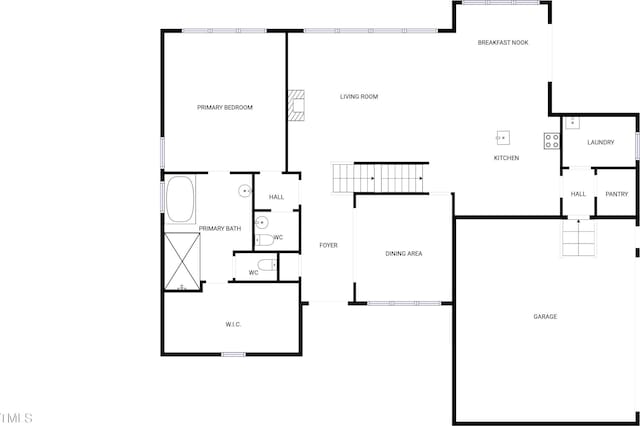 3575 Bragg Valley Ln, Wake Forest, NC 27587 - view of floor plan / room layout