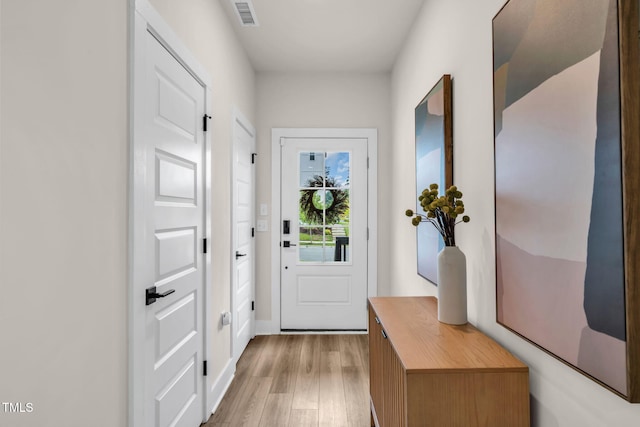 403 Sustainable Way, Raleigh, NC 27610 - doorway with light wood-style floors