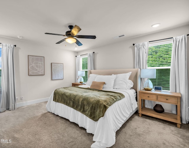 403 Sustainable Way, Raleigh, NC 27610 - bedroom with carpet floors and ceiling fan