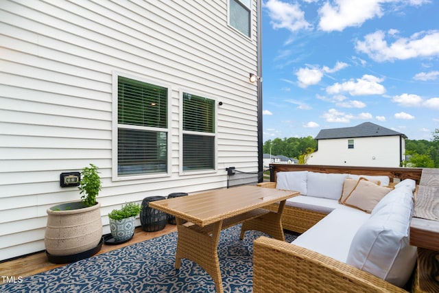 403 Sustainable Way, Raleigh, NC 27610 - deck with an outdoor hangout area and outdoor dining space