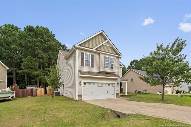 4041 Lifestyle Rd, Fayetteville, NC 28312 - traditional-style home featuring driveway and a garage