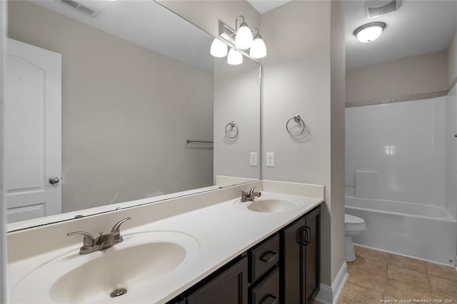 4041 Lifestyle Rd, Fayetteville, NC 28312 - full bathroom featuring double vanity and bathtub / shower combination