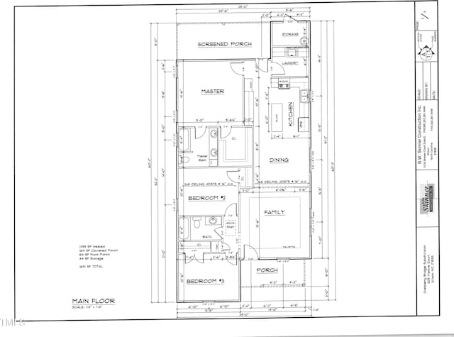 3217 Dolostone Ct SW, Wilson, NC 27893 - view of home floor plan