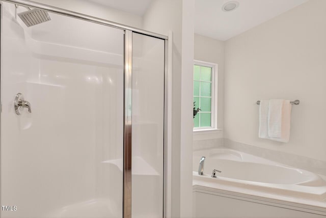 4518 Coral Dr, Durham, NC 27713 - full bath featuring a shower stall and a bath