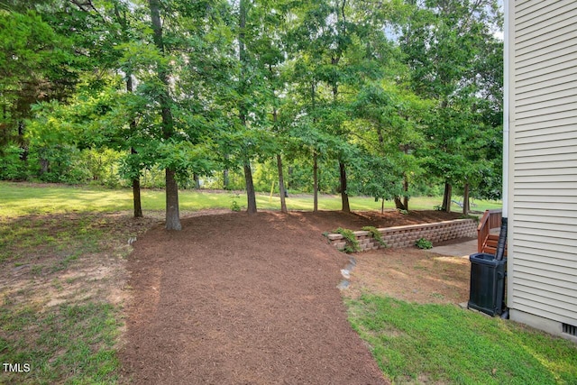 4518 Coral Dr, Durham, NC 27713 - view of green lawn with view of scattered trees