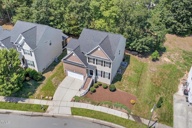 4518 Coral Dr, Durham, NC 27713 - aerial view of property and surrounding area