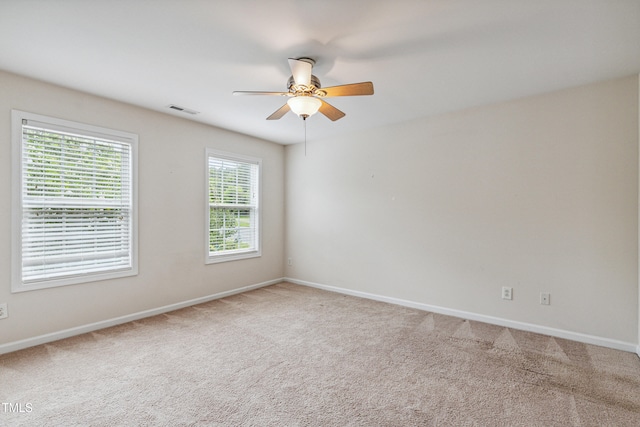2228 Cedar Grove Dr, Durham, NC 27703 - unfurnished room with ceiling fan and carpet floors