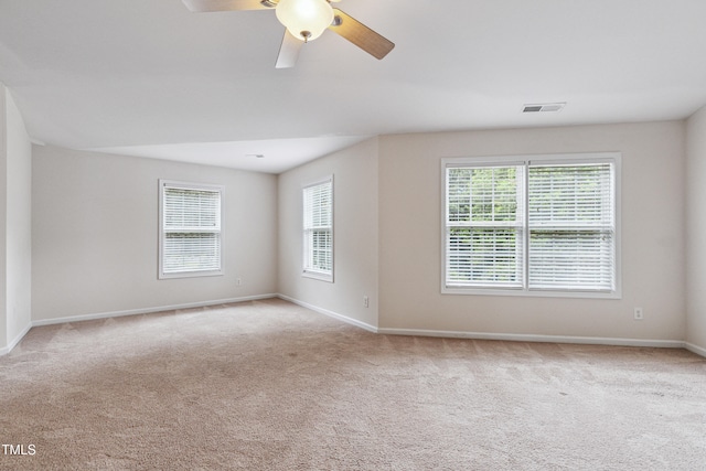 2228 Cedar Grove Dr, Durham, NC 27703 - empty room featuring carpet floors and ceiling fan