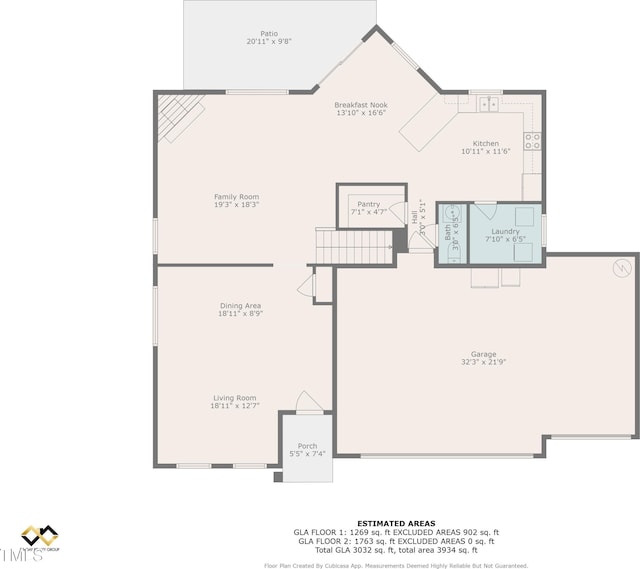 2228 Cedar Grove Dr, Durham, NC 27703 - view of floor plan / room layout