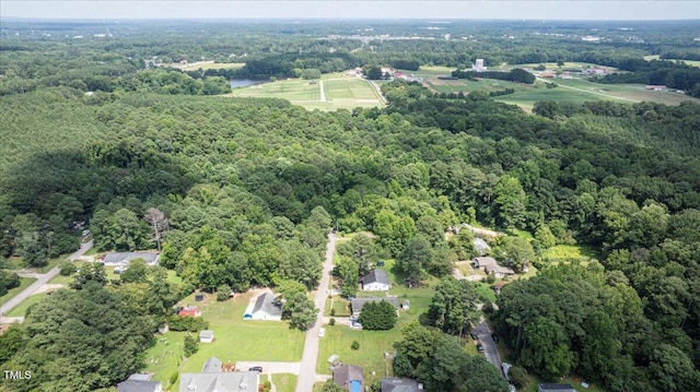 2701 Garfield St, Raleigh, NC 27603 - aerial view of property's location with a heavily wooded area