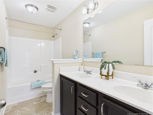 448 Pittfield Run, Cameron, NC 28326 - bathroom featuring shower / bath combination and double vanity