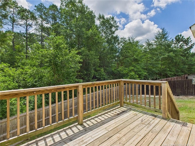 448 Pittfield Run, Cameron, NC 28326 - view of wooden deck