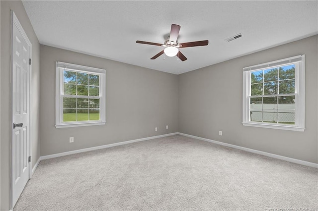 615 Wallingford Ct, Fayetteville, NC 28314 - spare room featuring healthy amount of natural light, ceiling fan, and carpet floors