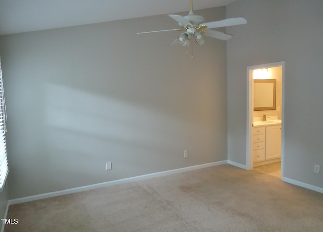 8315 City Loft Ct, Raleigh, NC 27613 - unfurnished bedroom with light carpet and ensuite bath