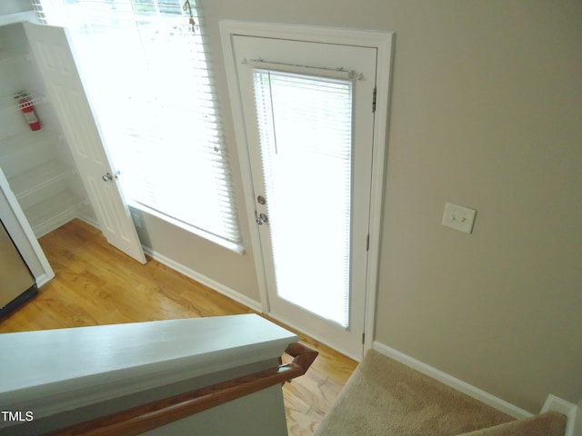 8315 City Loft Ct, Raleigh, NC 27613 - entryway featuring healthy amount of natural light and light wood-style flooring