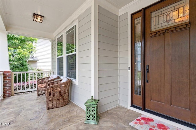 2800 Royal Forrest Dr, Raleigh, NC 27614 - doorway to property featuring a porch