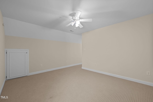 430 Beechwood Trl, Henderson, NC 27536 - spare room with a ceiling fan and light colored carpet