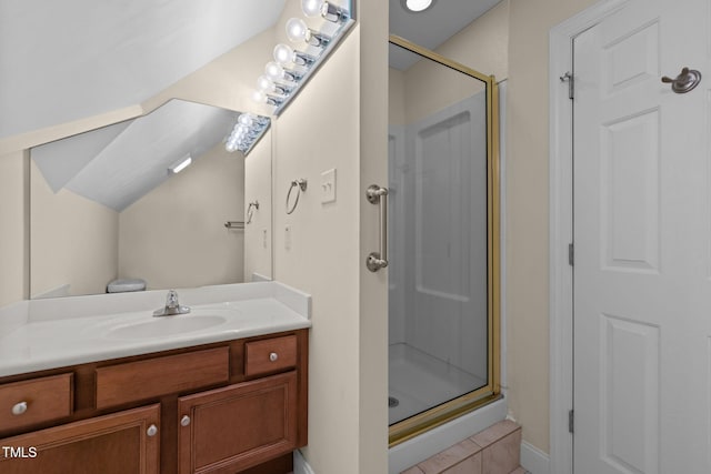 430 Beechwood Trl, Henderson, NC 27536 - full bathroom with a stall shower and vanity