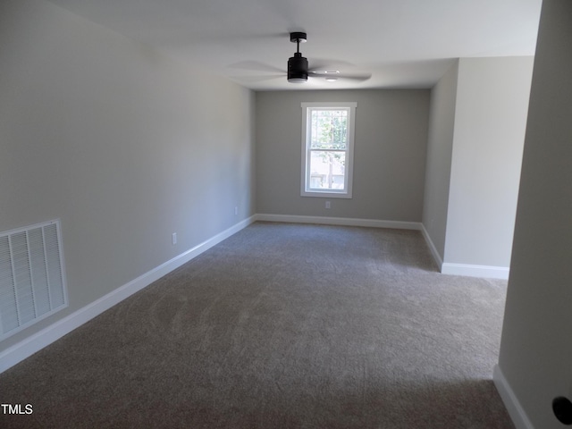 560 S N C 39 Hwy, Louisburg, NC 27549 - carpeted spare room featuring ceiling fan and baseboards