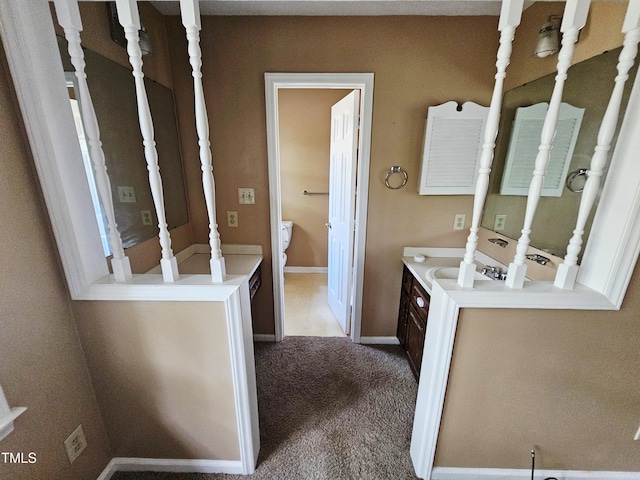 746 Glen Reilly Dr, Fayetteville, NC 28314 - bathroom featuring vanity and toilet