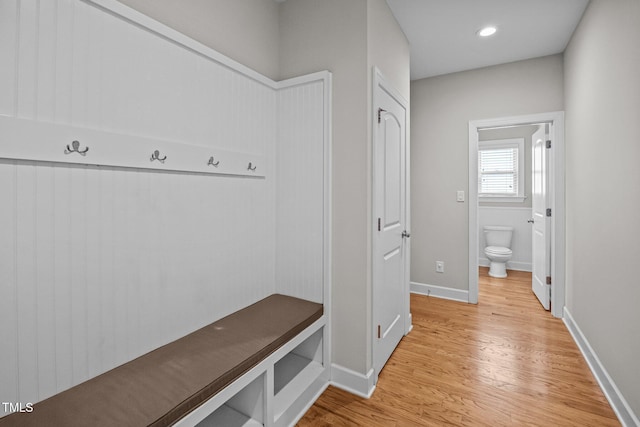 111 Court Jester Way, Morrisville, NC 27560 - mudroom with light wood-type flooring and recessed lighting