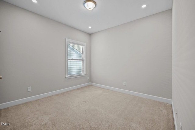 111 Court Jester Way, Morrisville, NC 27560 - carpeted spare room featuring recessed lighting