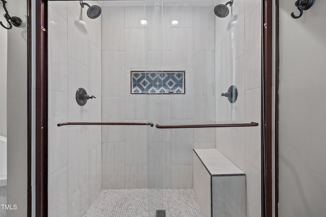 1128 Old Stage Rd S, Erwin, NC 28339 - bathroom with a stall shower