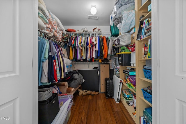 1128 Old Stage Rd S, Erwin, NC 28339 - spacious closet with wood finished floors