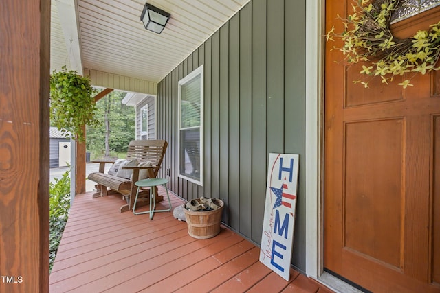 1128 Old Stage Rd S, Erwin, NC 28339 - view of wooden porch