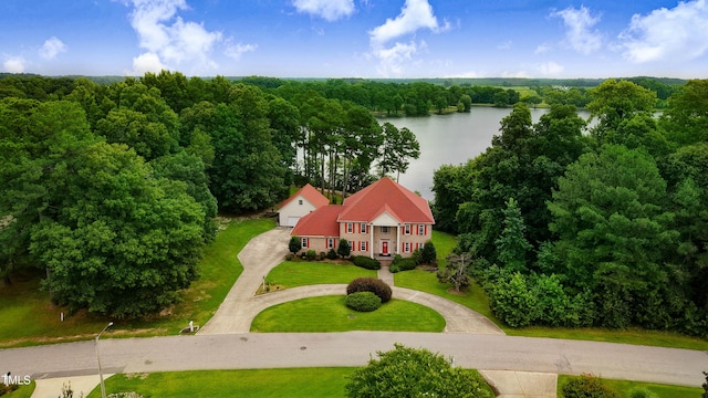 4904 Pebble Beach Cir N, Wilson, NC 27896 - view from above of property featuring a large body of water