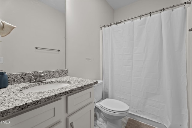 312 E Yukon St, Kenly, NC 27542 - bathroom featuring vanity and a shower with curtain