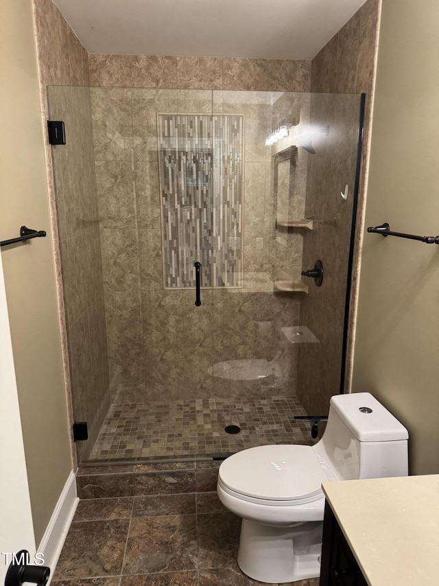 2305 Berteau Dr, Wake Forest, NC 27587 - full bath with vanity and a shower stall