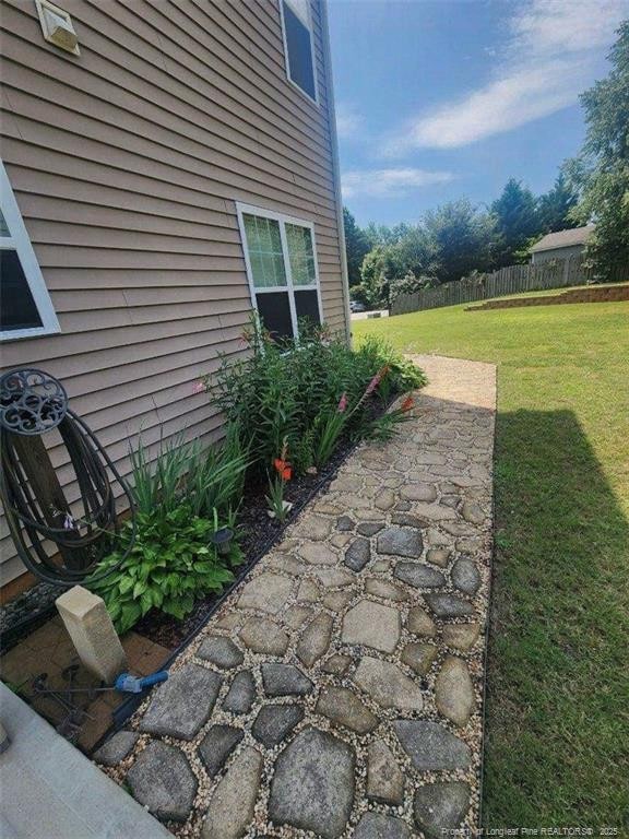 5724 Avera Ln, Holly Springs, NC 27540 - view of yard
