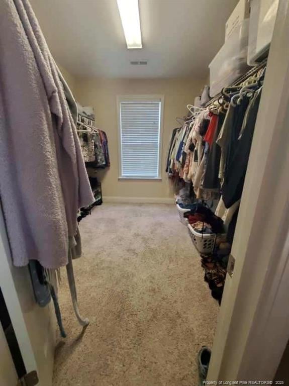 5724 Avera Ln, Holly Springs, NC 27540 - walk in closet with carpet floors